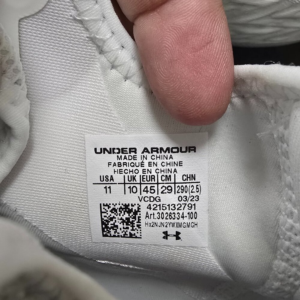 Under Armour Clone Men's Football Cleats, Size 11